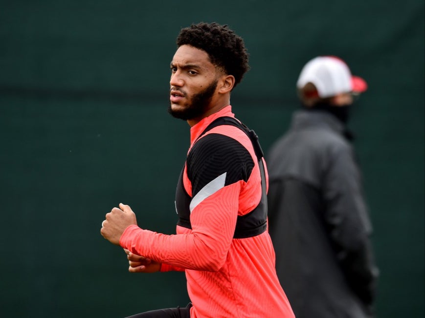 Liverpool defender Joe Gomez