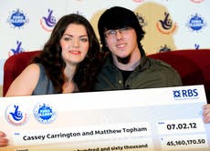 Man who won £45m on lottery charged with killing pensioner in crash