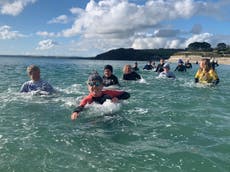 Discovering the French art of sea wading in Falmouth