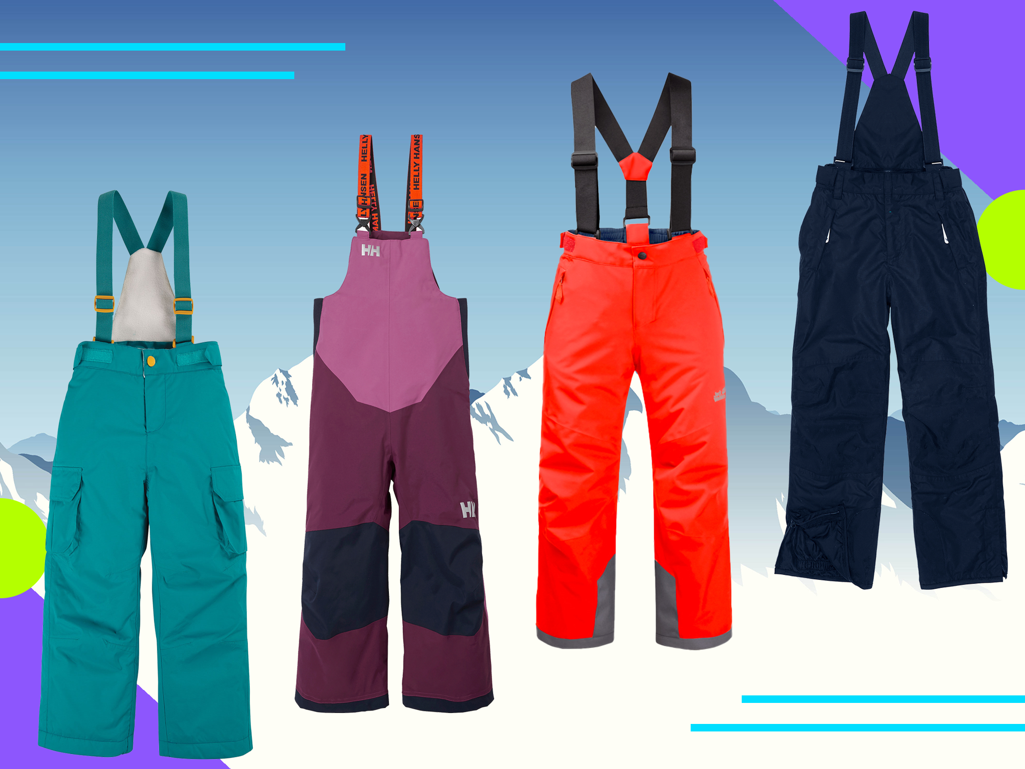 11 best kids’ ski pants to keep them warm on the slopes