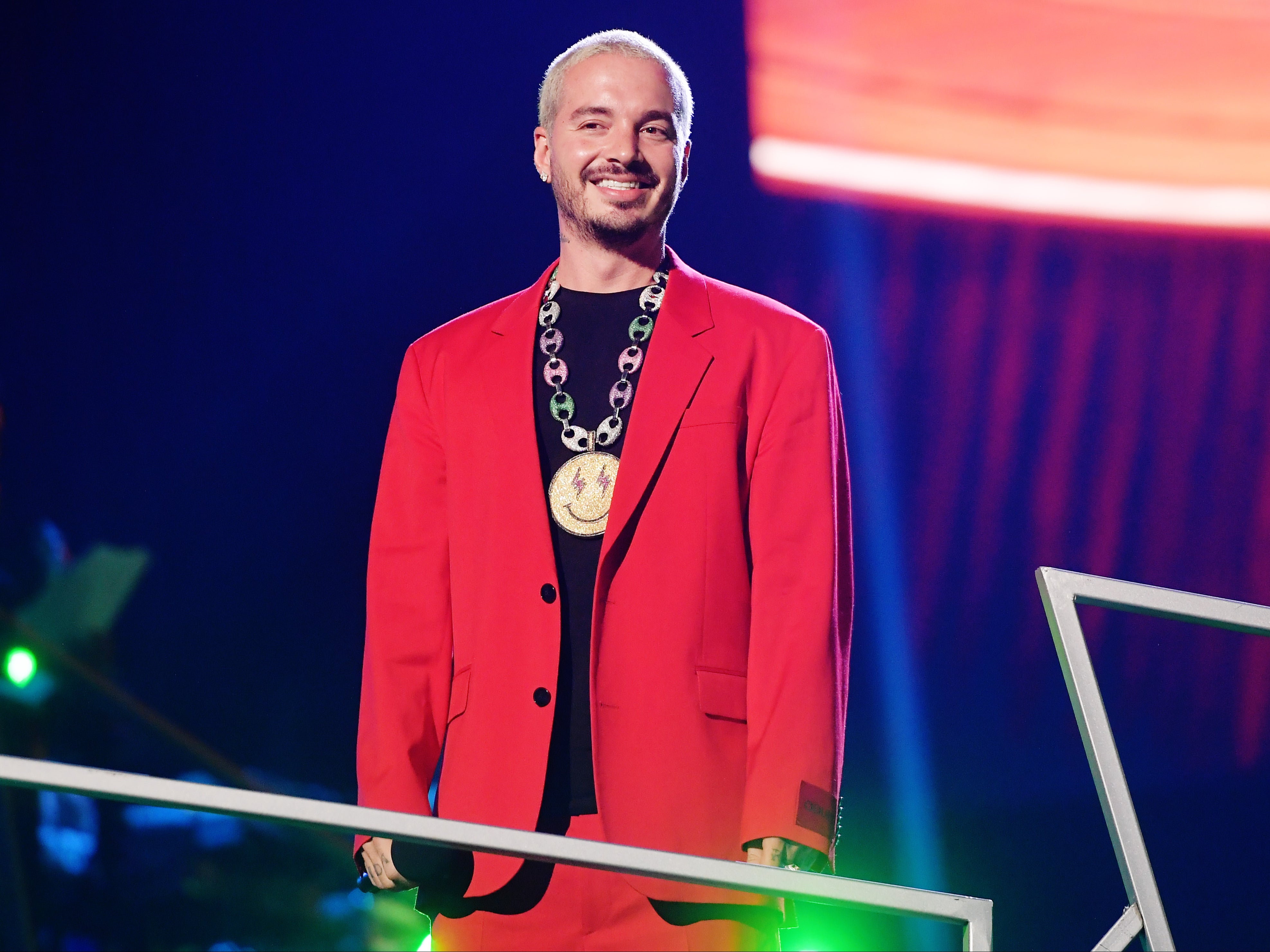 J Balvin during the 2020 Spotify Awards on 5 March 2020 in Mexico City, Mexico