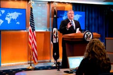 Pompeo begins tour of seven European and Middle East countries