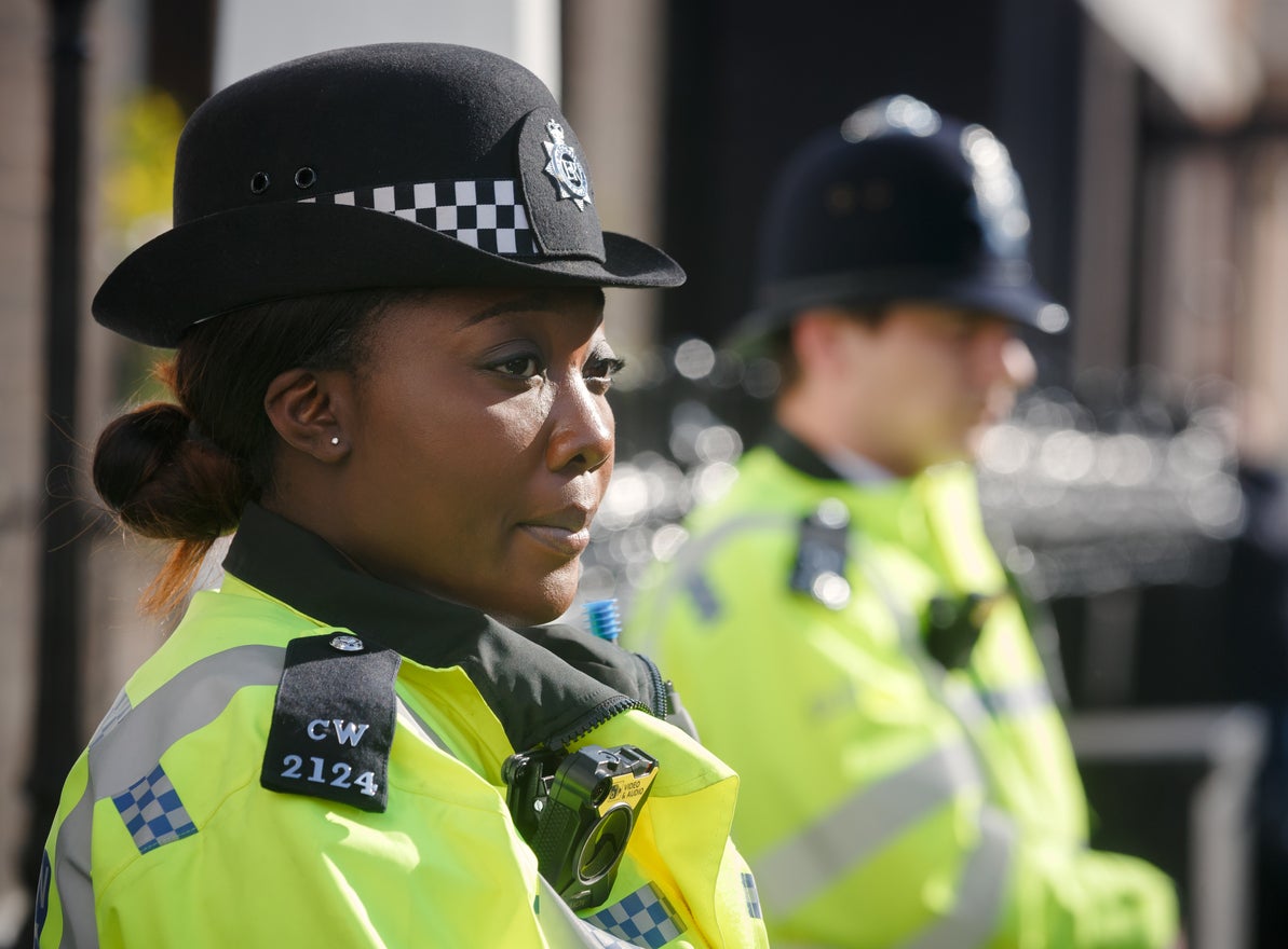 Metropolitan Police officer on duty