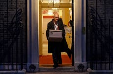 Cummings leaves Downing Street after losing power battle with PM