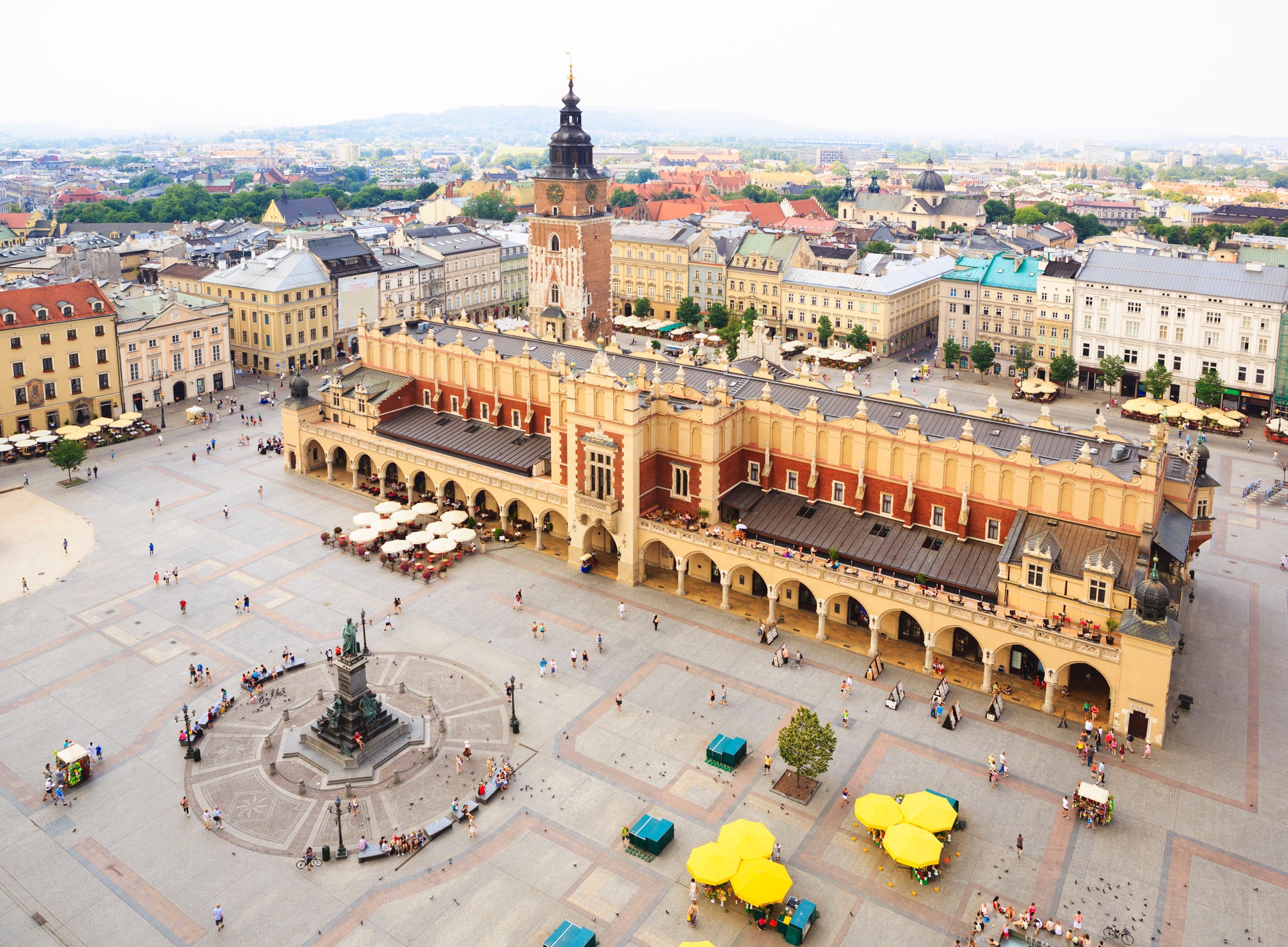 The magnificent Renaissance-era Cloth Hall in Krakow