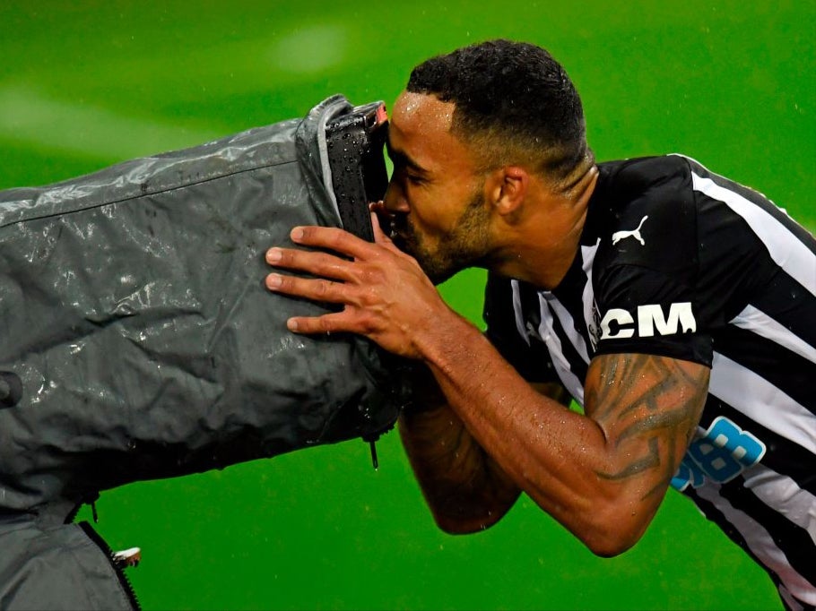 Newcastle striker Callum Wilson