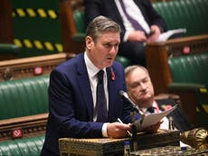 Keir Starmer calls Boris Johnson ‘single biggest threat to UK’