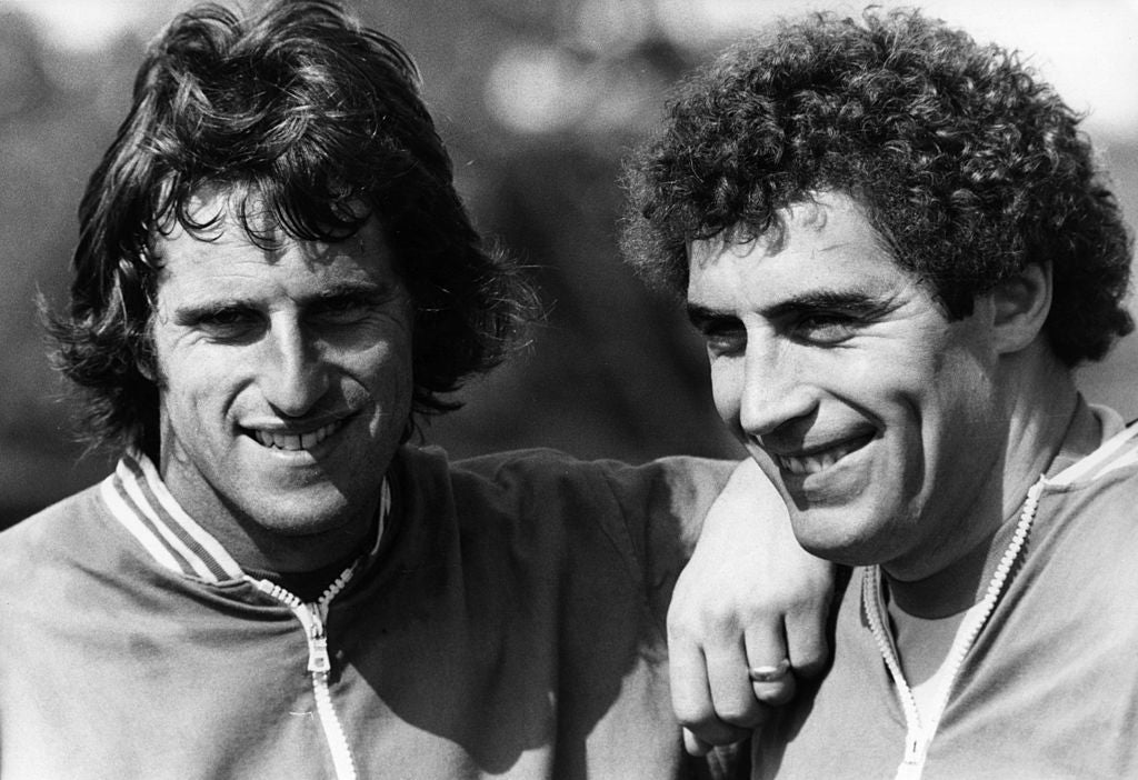 Ray Clemence and Peter Shilton in their England days