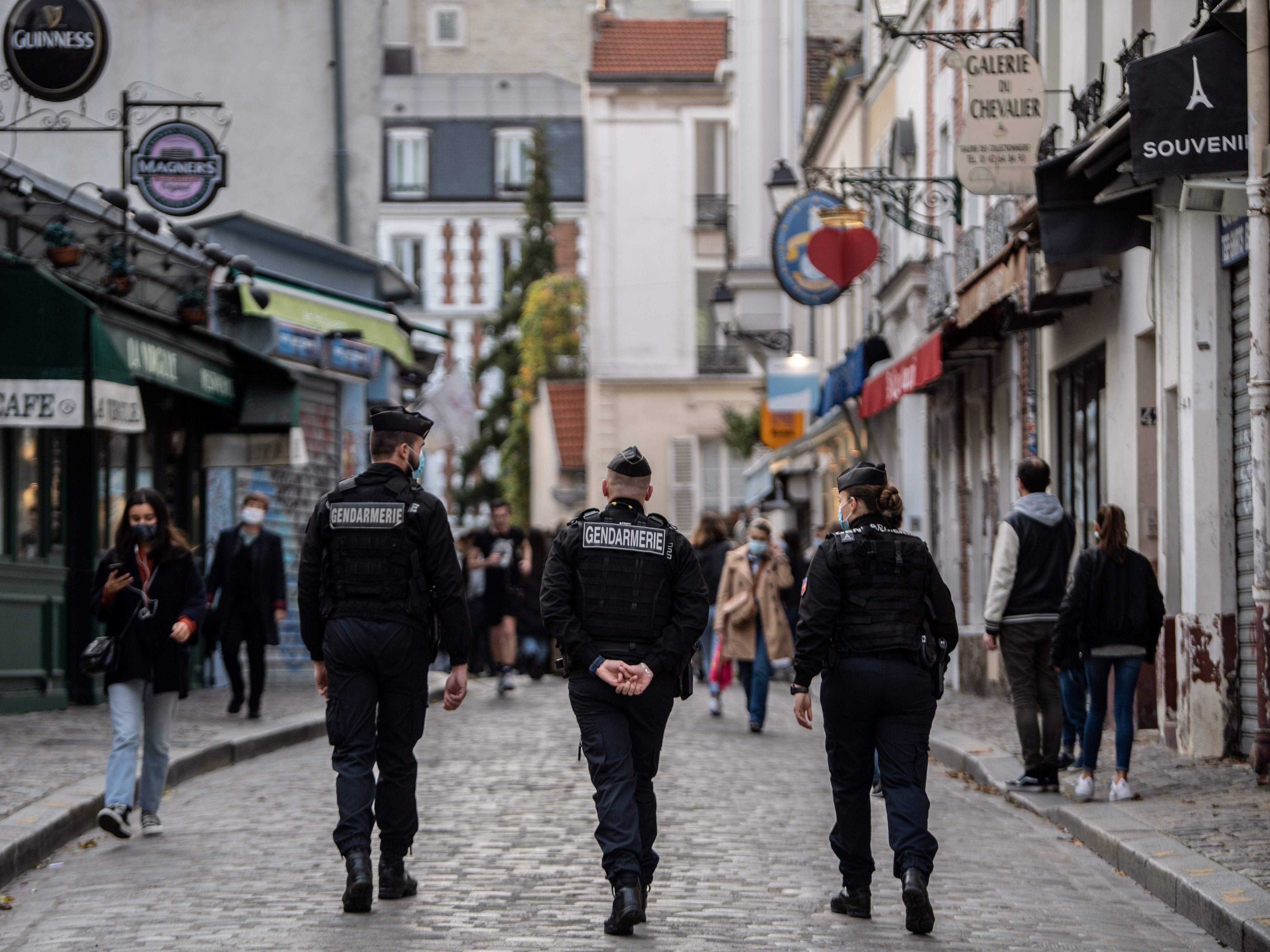 Police have stepped up checks in the French capital to make sure people are following the lockdown rules