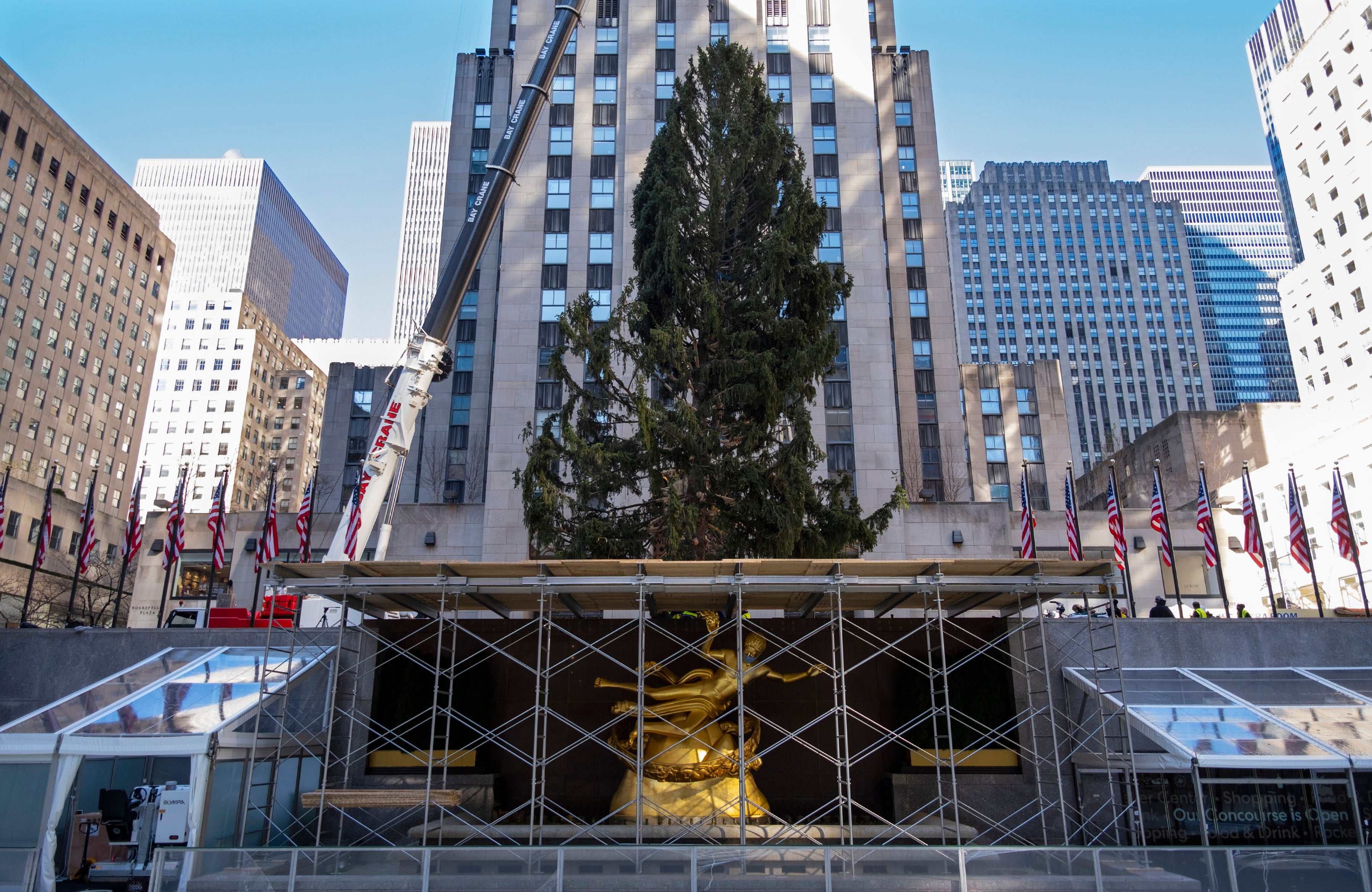 APTOPIX Rockefeller Center Christmas Tree