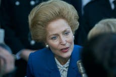 The Crown’s Gillian Anderson shows fans how she became Thatcher