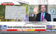 MAGA sign saying ‘coming for blacks, Indians’ leaves Fox News in shock