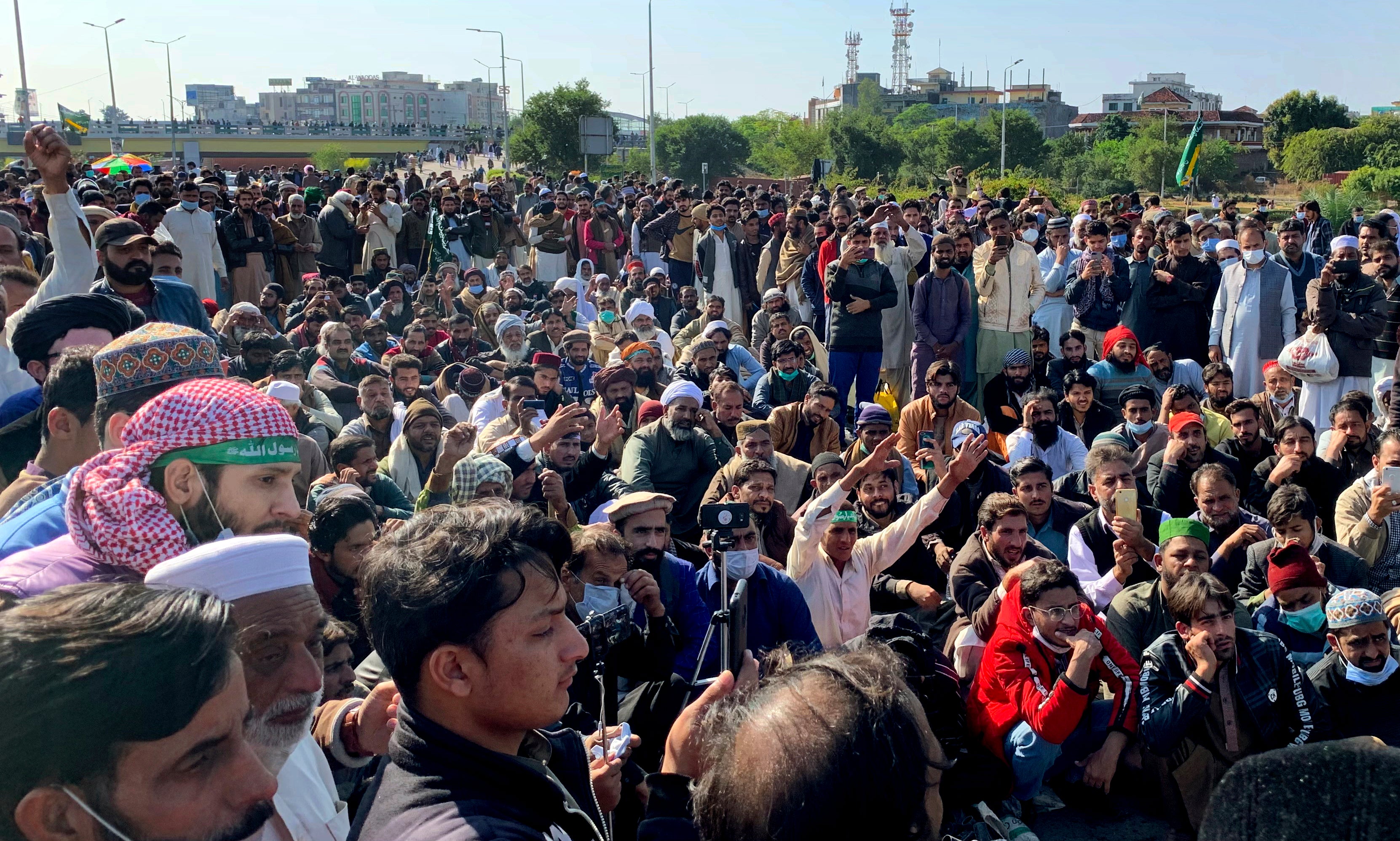 Pakistan France Protest