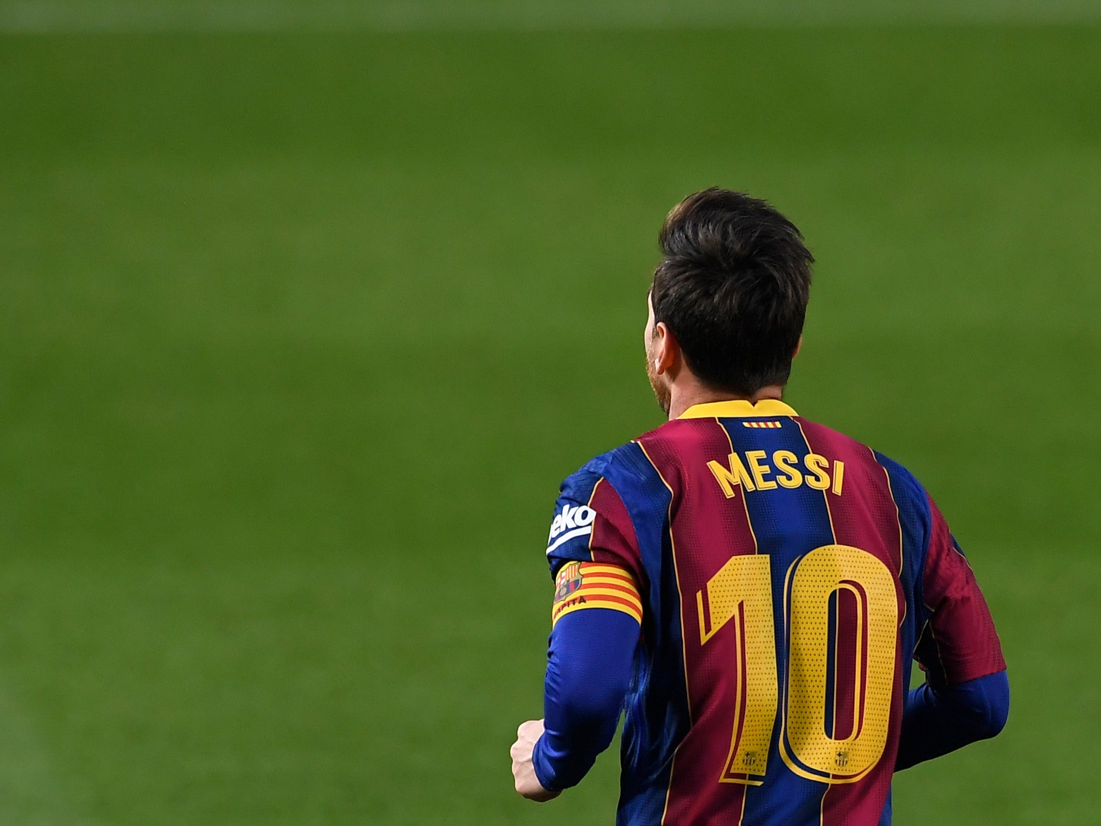 Barcelona captain Lionel Messi