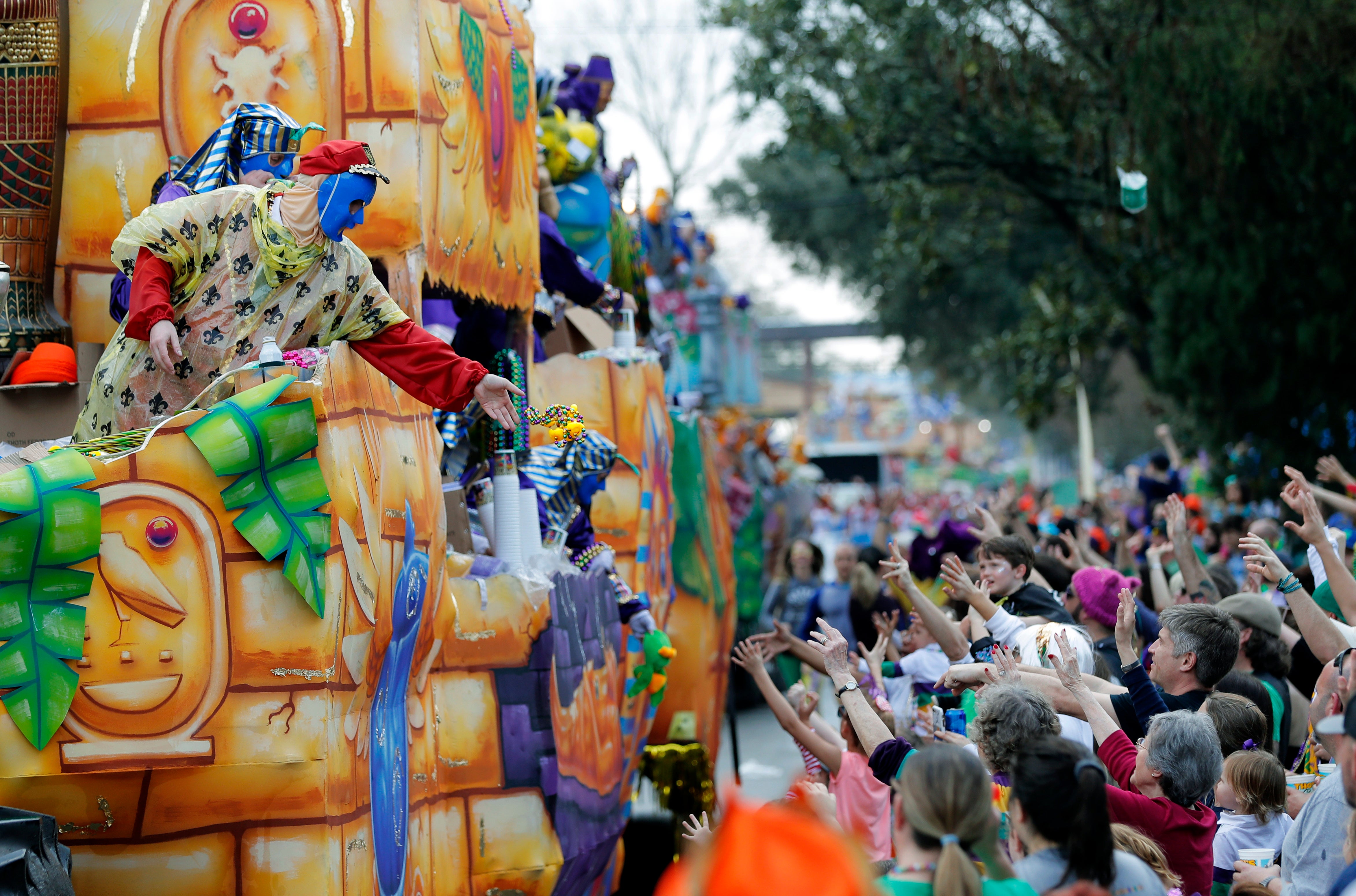 Virus Outbreak Mardi Gras