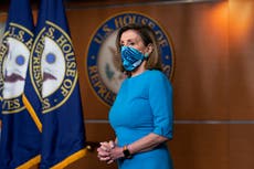 The Latest: Pelosi, Schumer going to Delaware to see Biden