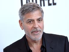 George Clooney’s three-year-old son interrupts interview