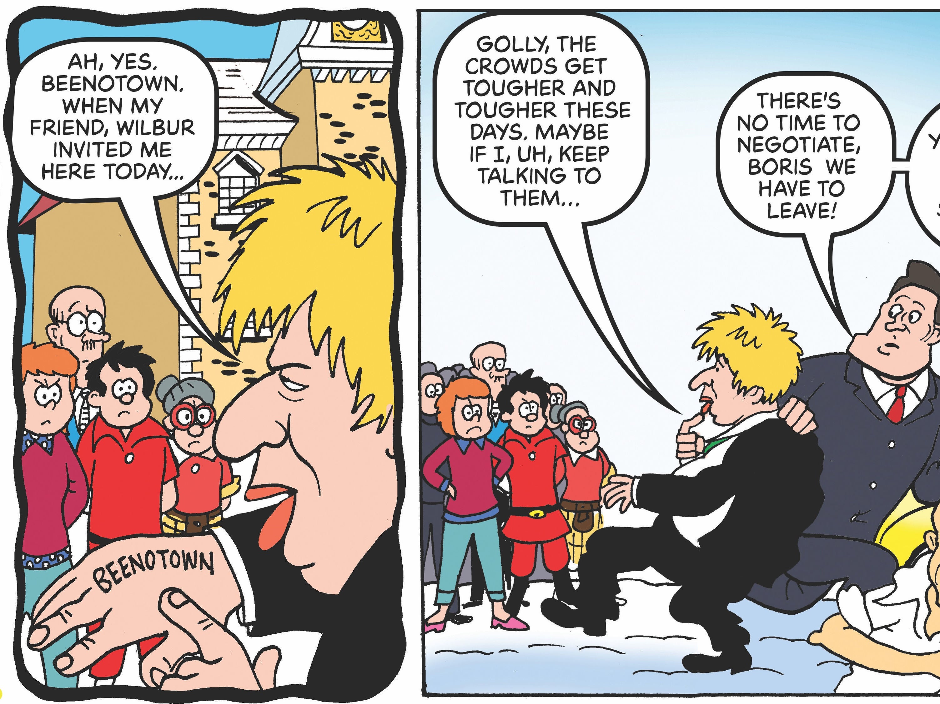 Boris Johnson to be parodied in first ever Beano comic for adults