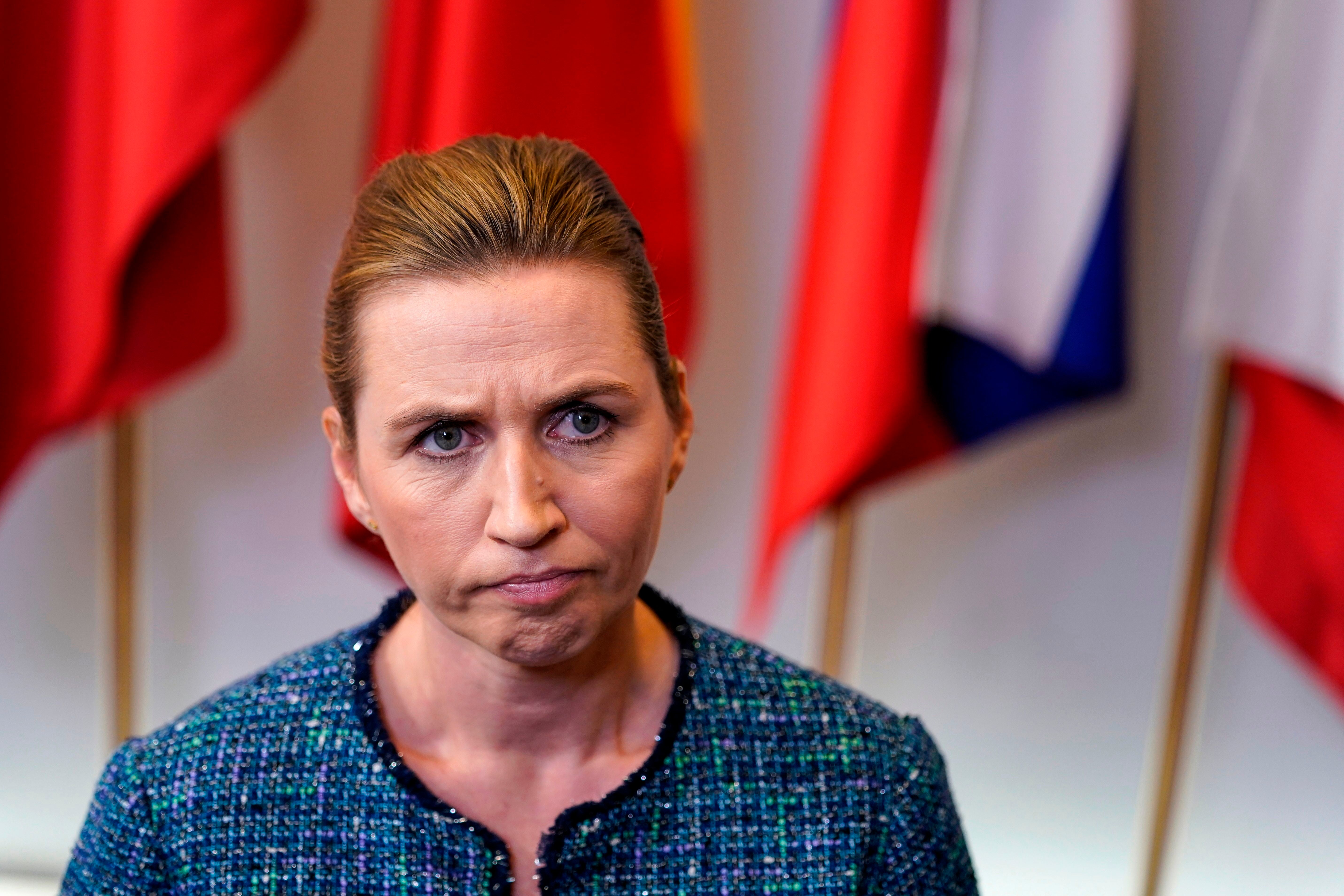 Denmark's Prime Minister Mette Frederiksen