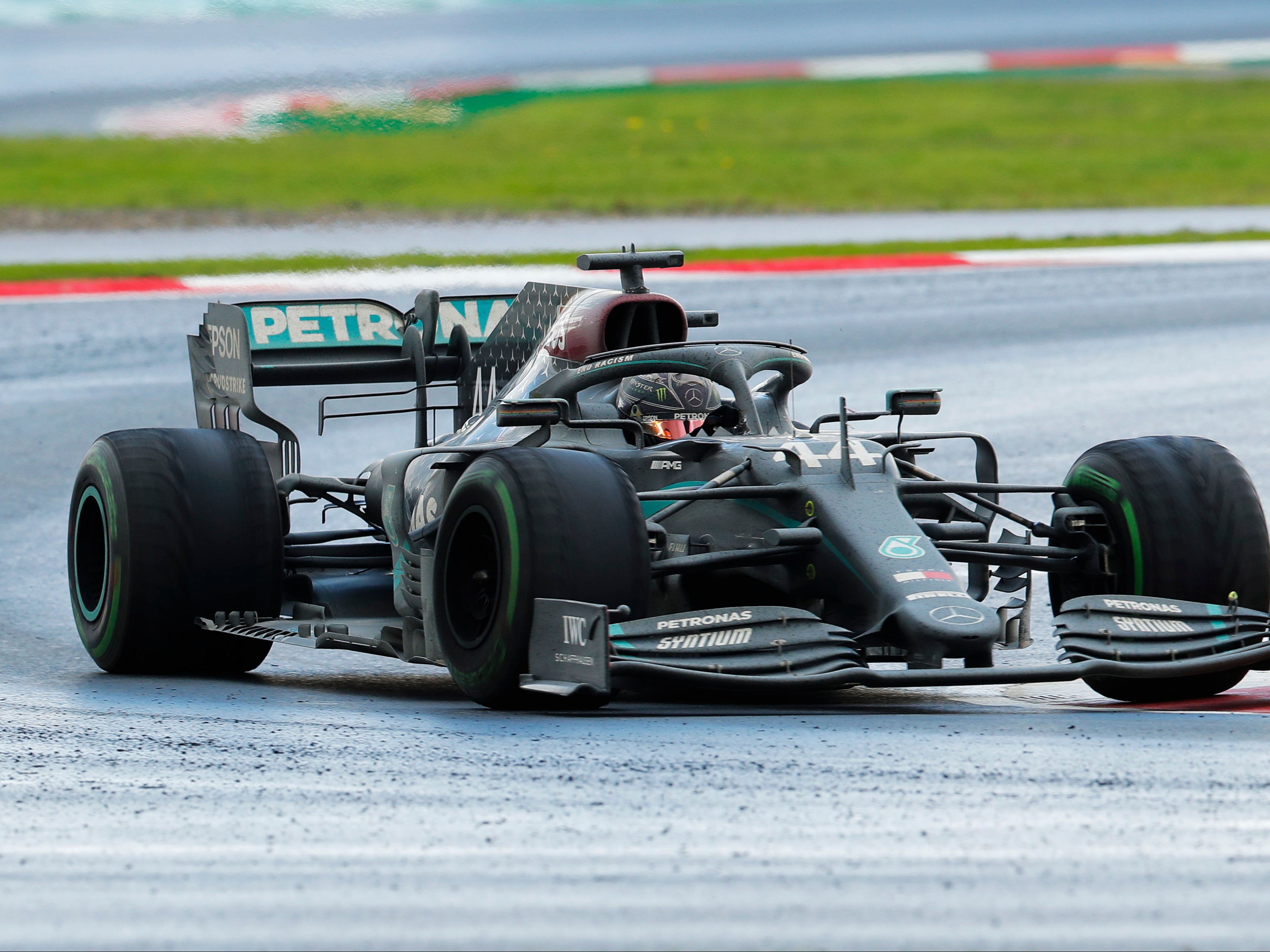 Mercedes’ all-black livery in 2020