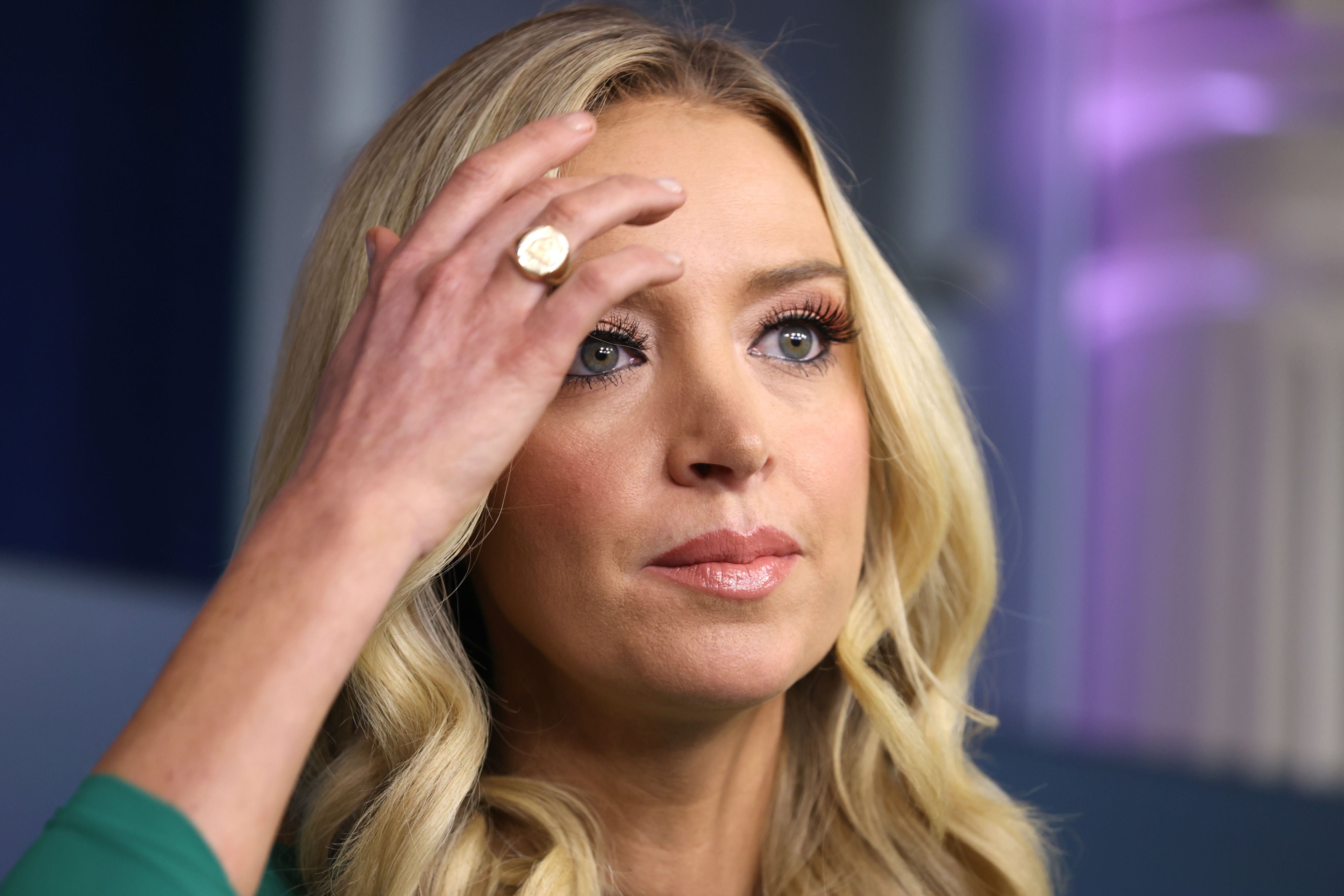 Kayleigh McEnany on Sunday let slip that Joe Biden will be president in January