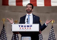 Donald Trump Jr ‘considering running for top spot at NRA’