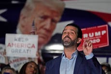 Donald Trump Jr tests positive for coronavirus