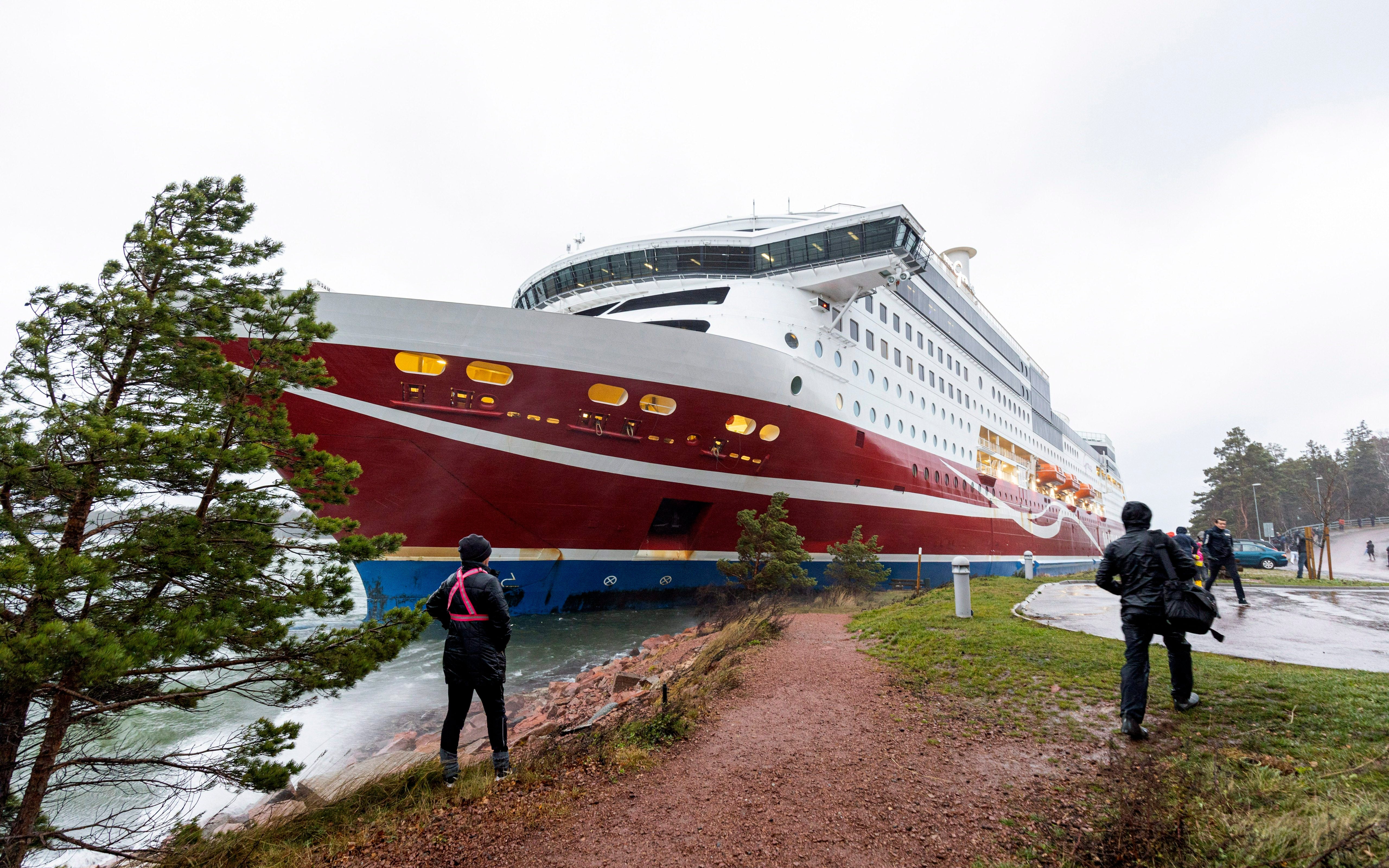 Finland Sweden Ferry Aground