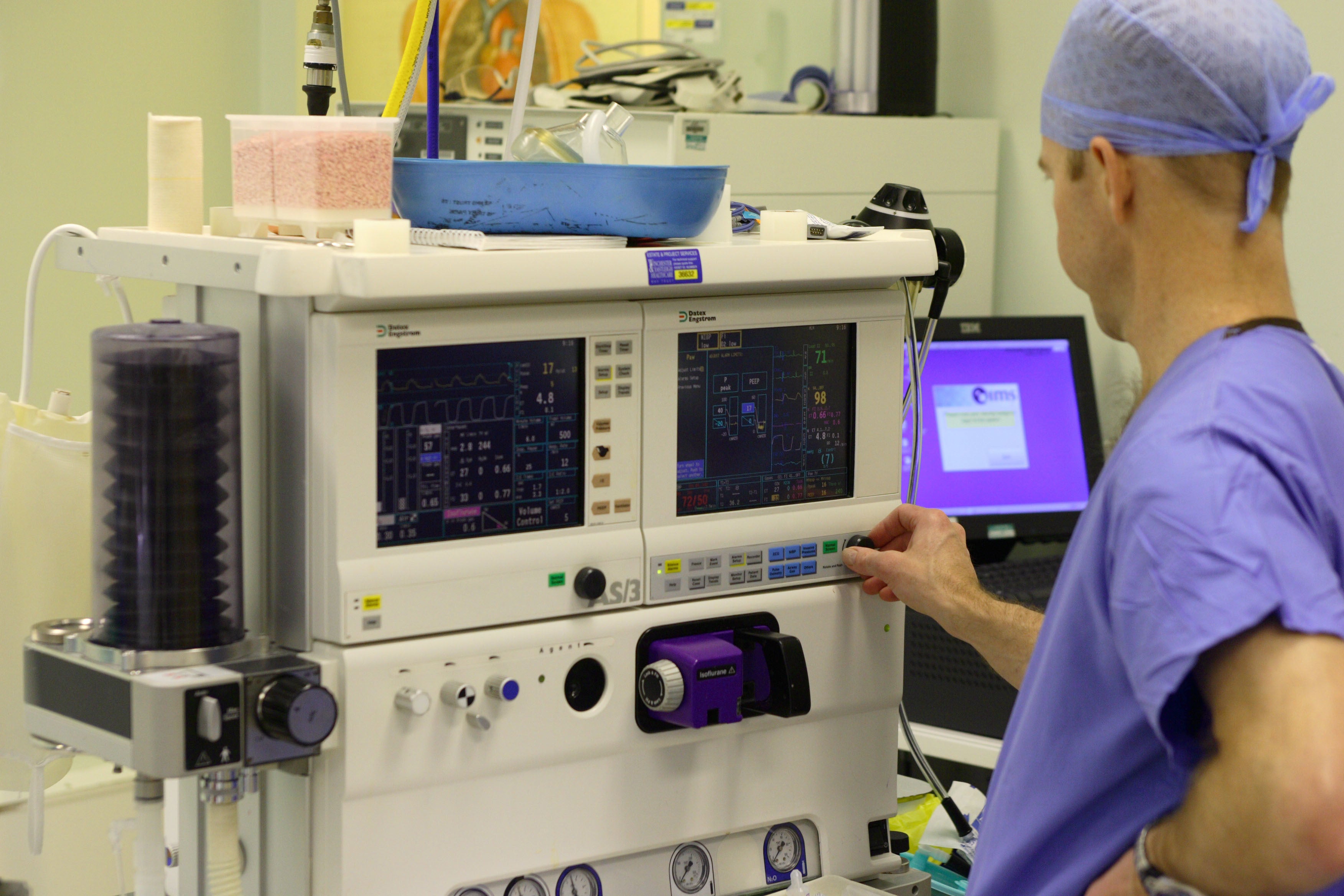 Anaesthetists care for two-thirds of hospital patients