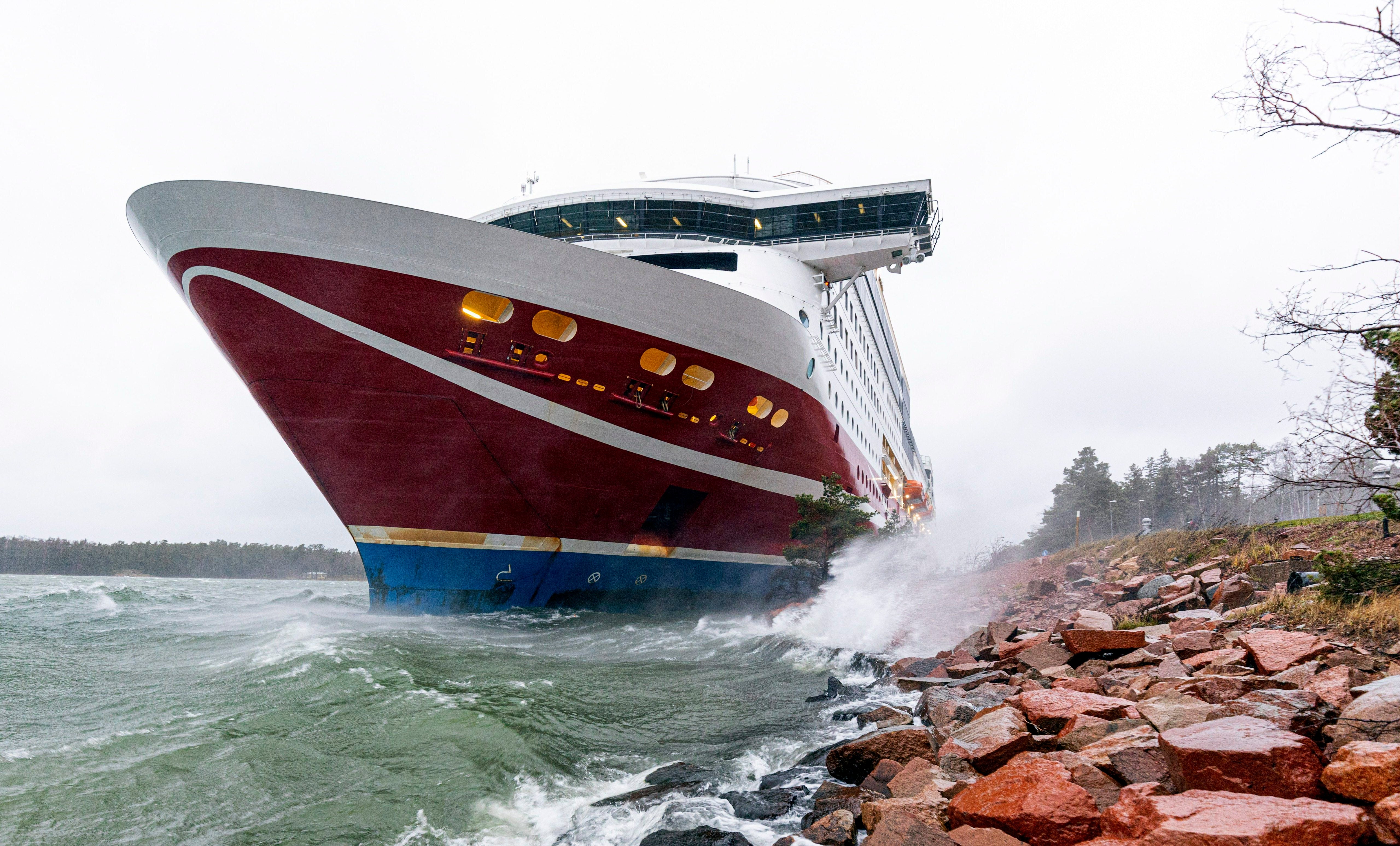 Finland Sweden Ferry Aground