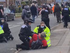 Twelve arrested at ‘idiotic’ anti-lockdown protest in Basildon