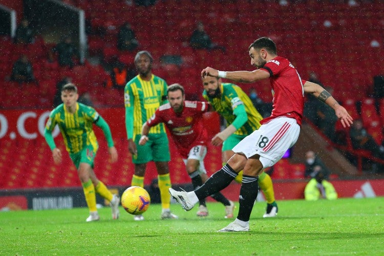 Manchester United midfielder Bruno Fernandes