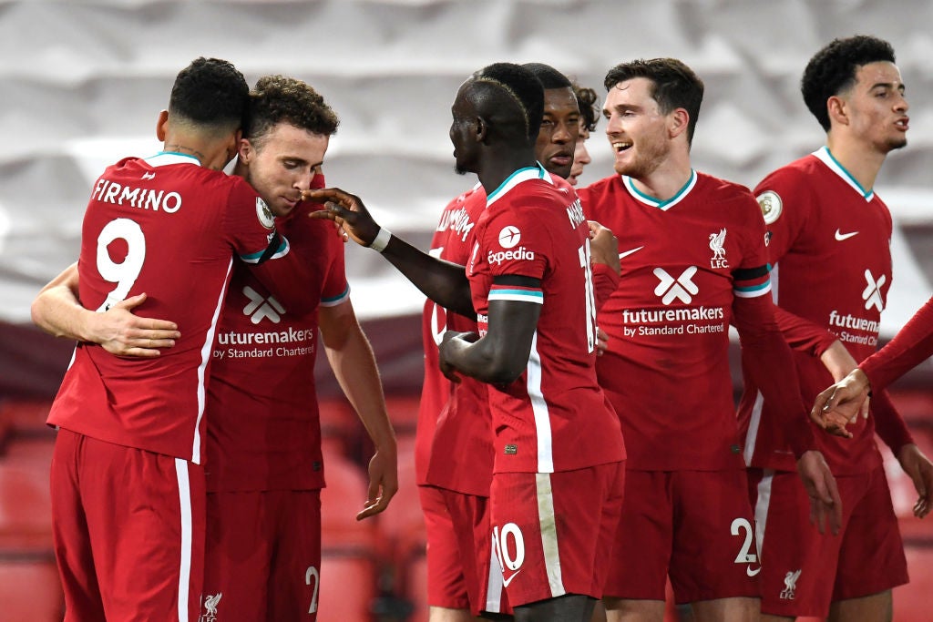 Roberto Firmino celebrates