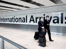 Business travellers to England ‘could be exempt from quarantine’