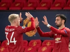 Fernandes and Van de Beek giving Solskjaer the right type of problems