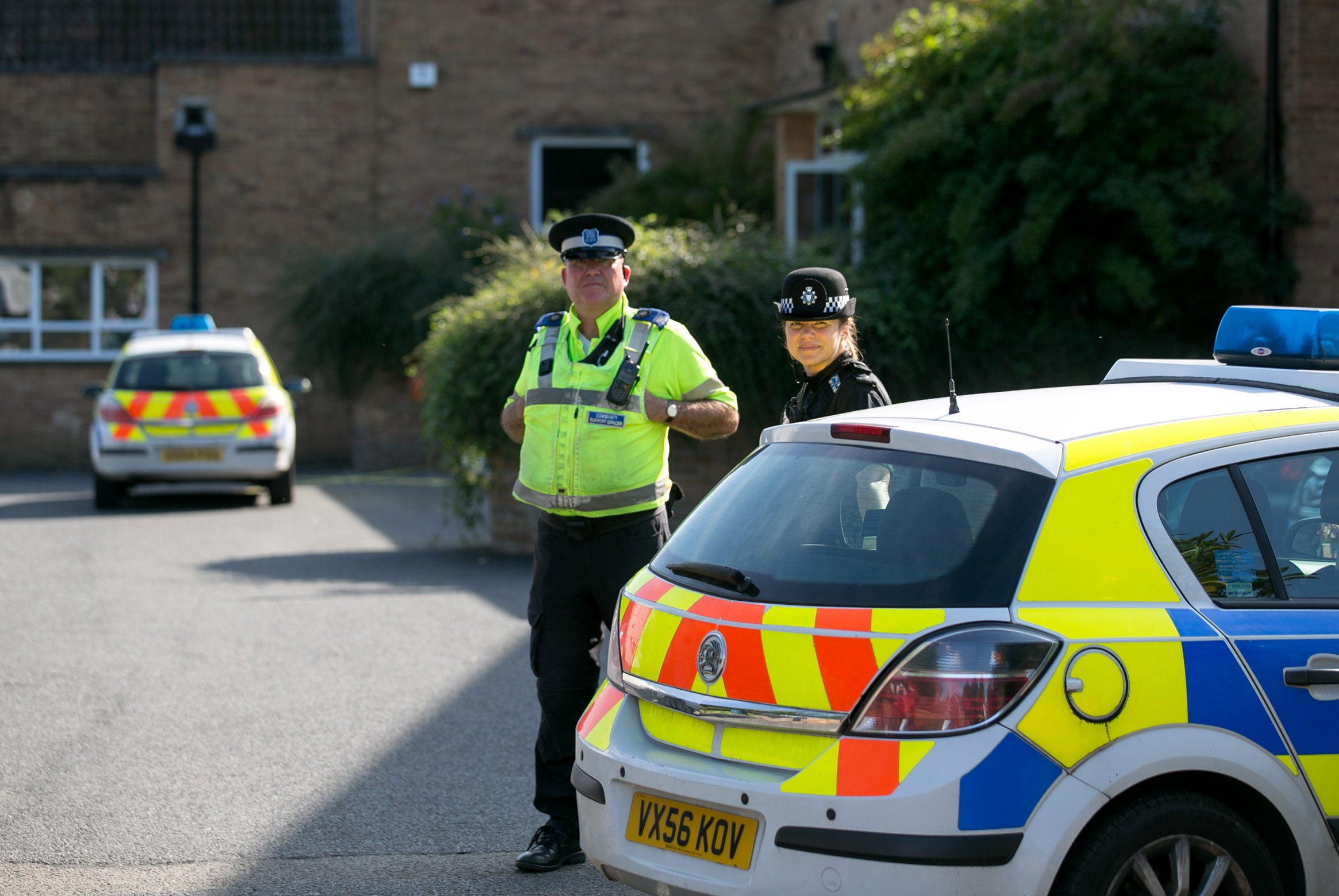 West Mercia Police officers