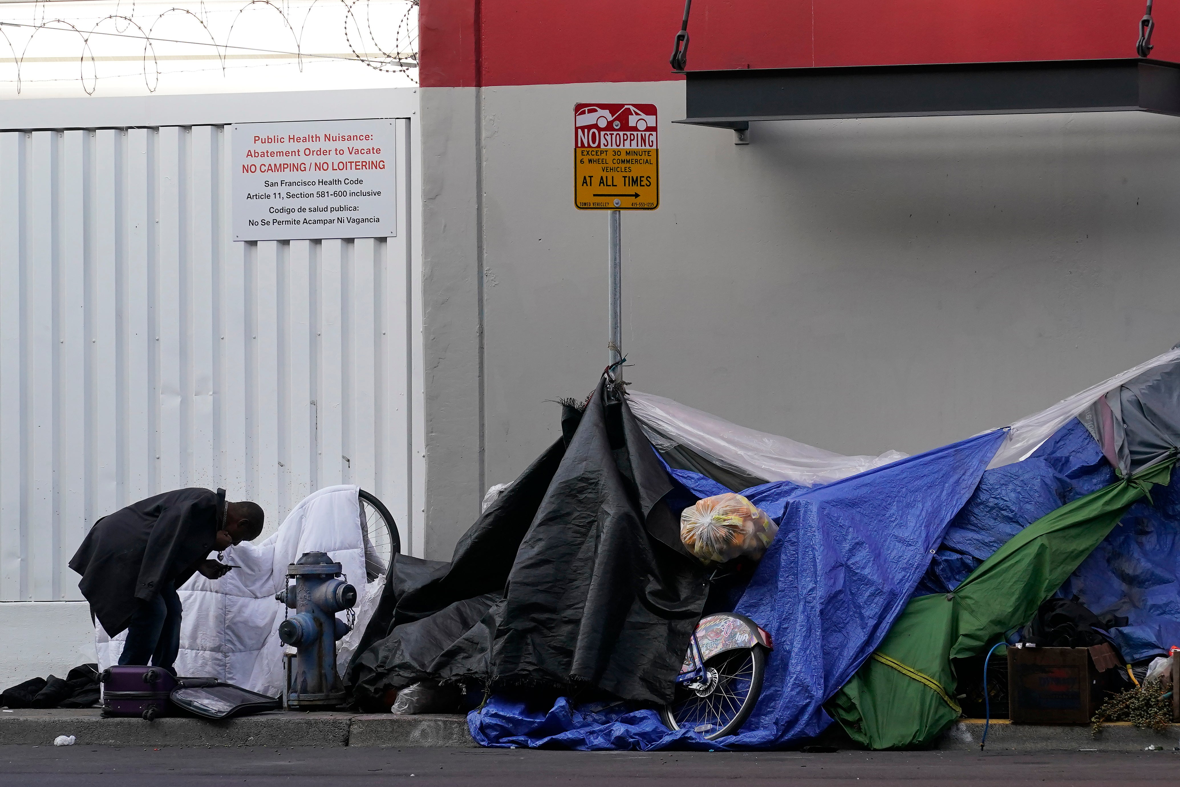 Virus Outbreak California Homeless