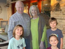 Texas grandparents send life size cardboard cutouts to family