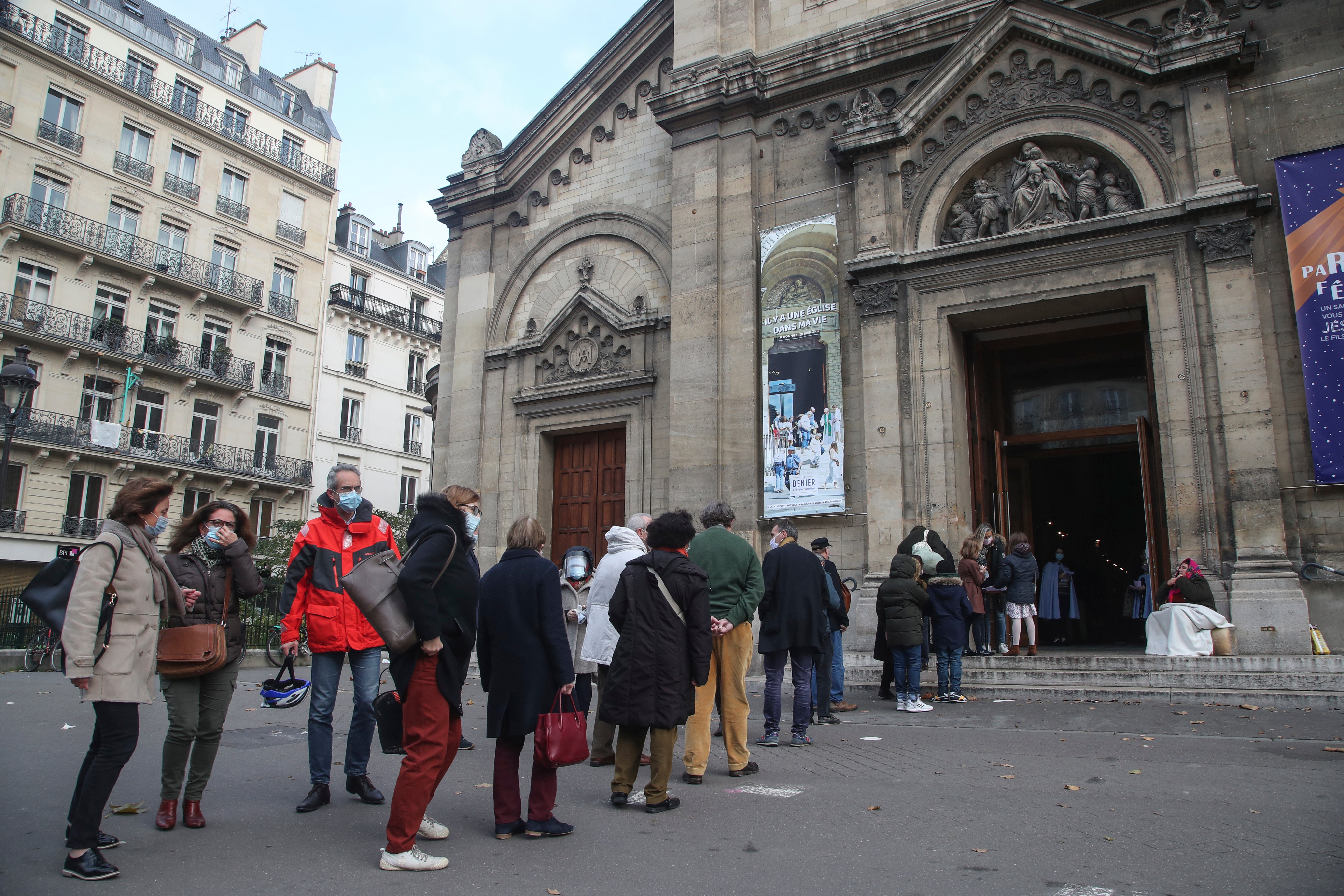 Virus Outbreak France Religion