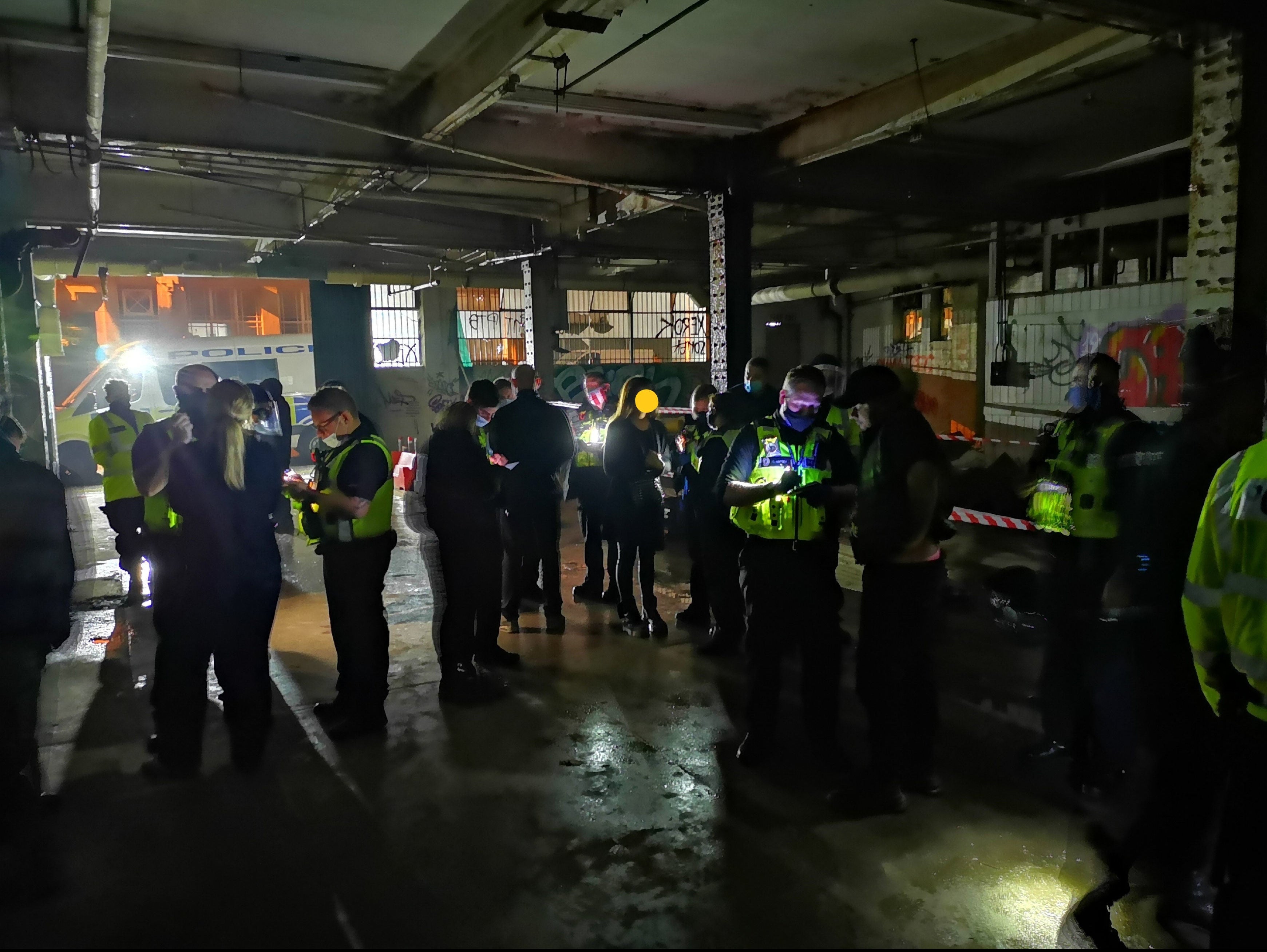 Police issue over 100 fines after breaking up illegal rave