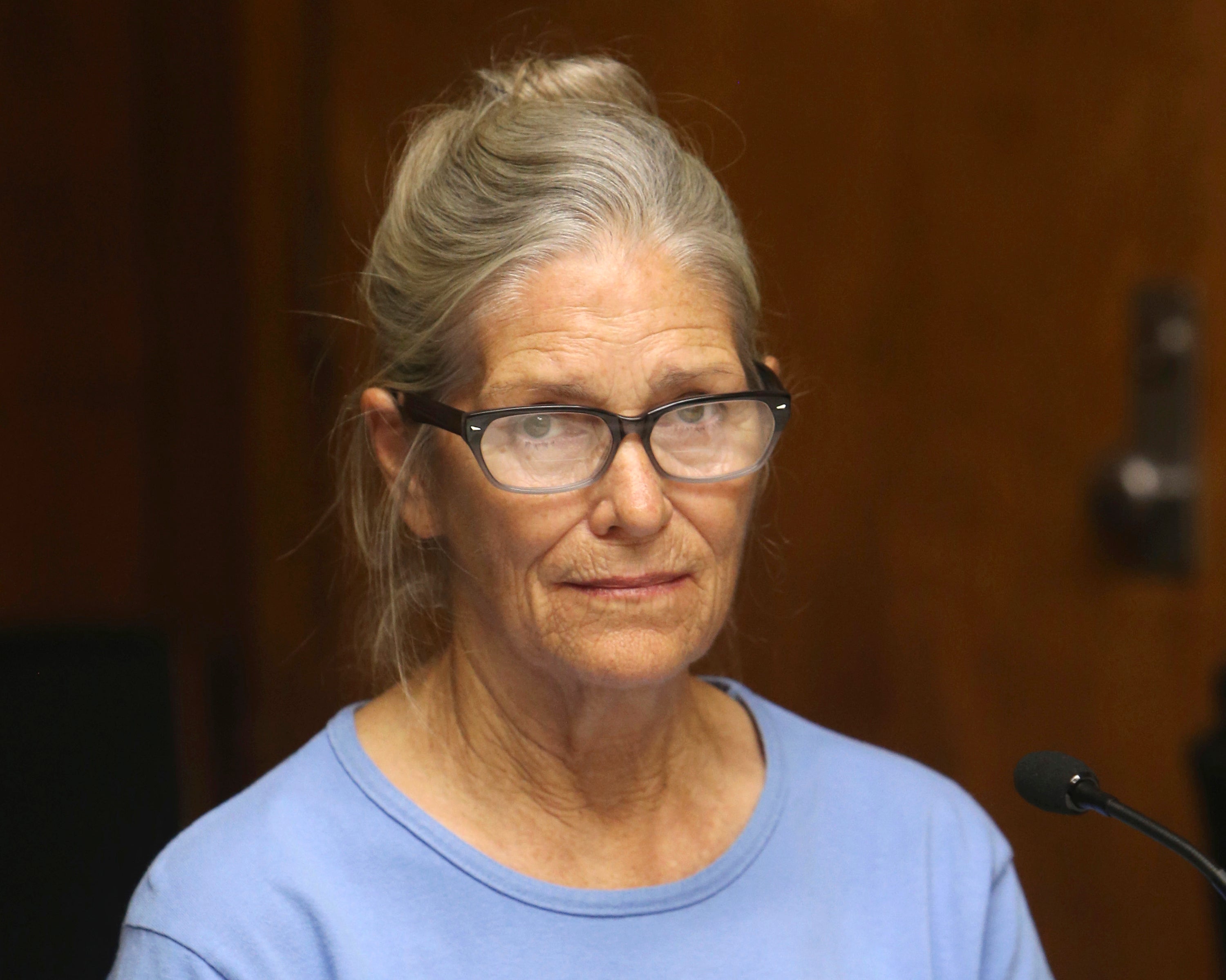 Leslie Van Houten attends her parole hearing