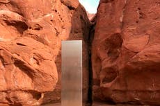 California monolith emerges after Utah, Romania works exit