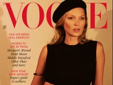 Kate Moss fronts British Vogue 28 years after debut on cover