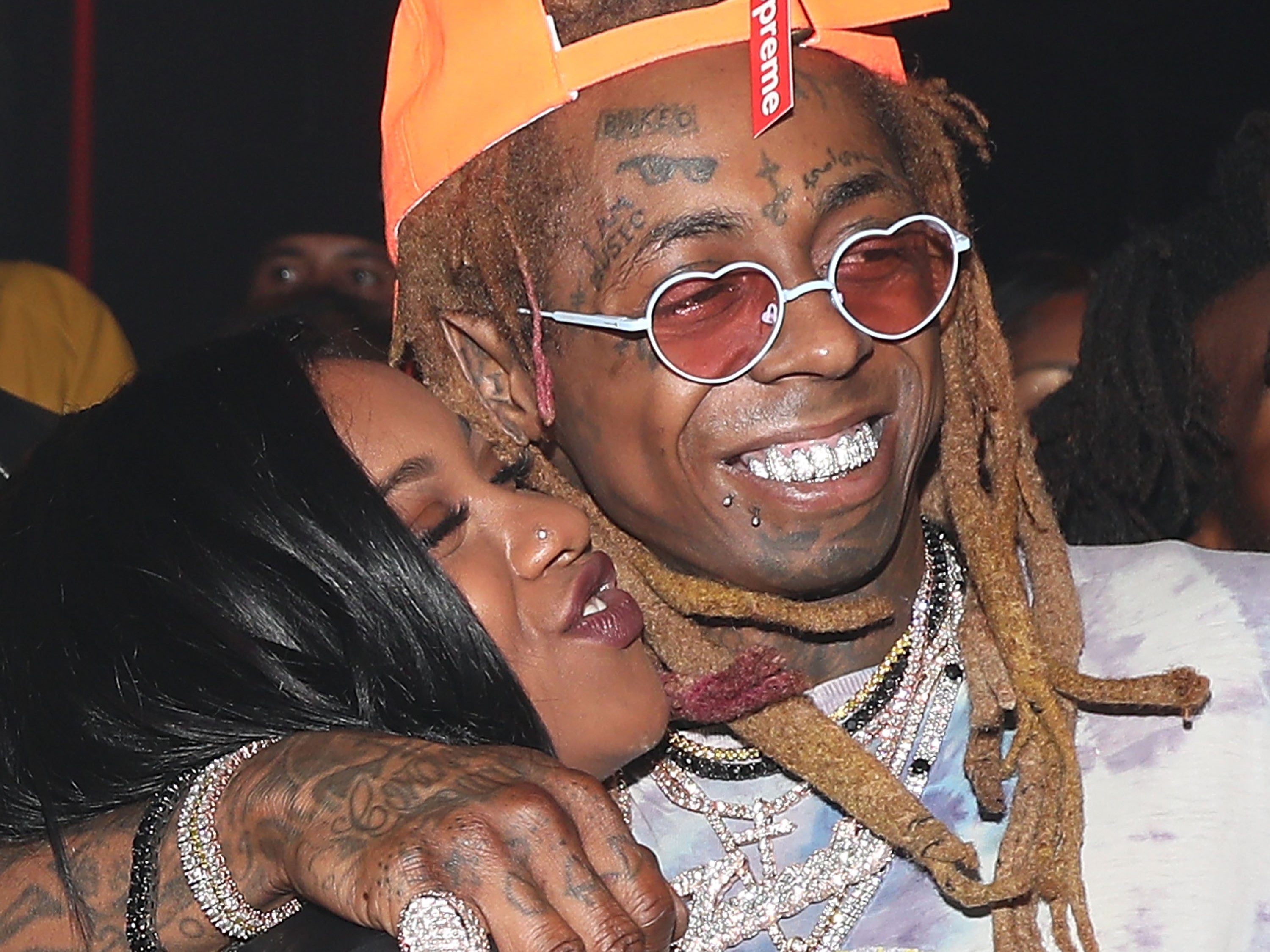 Lil Wayne goes maskless at non-socially distanced party for daughter