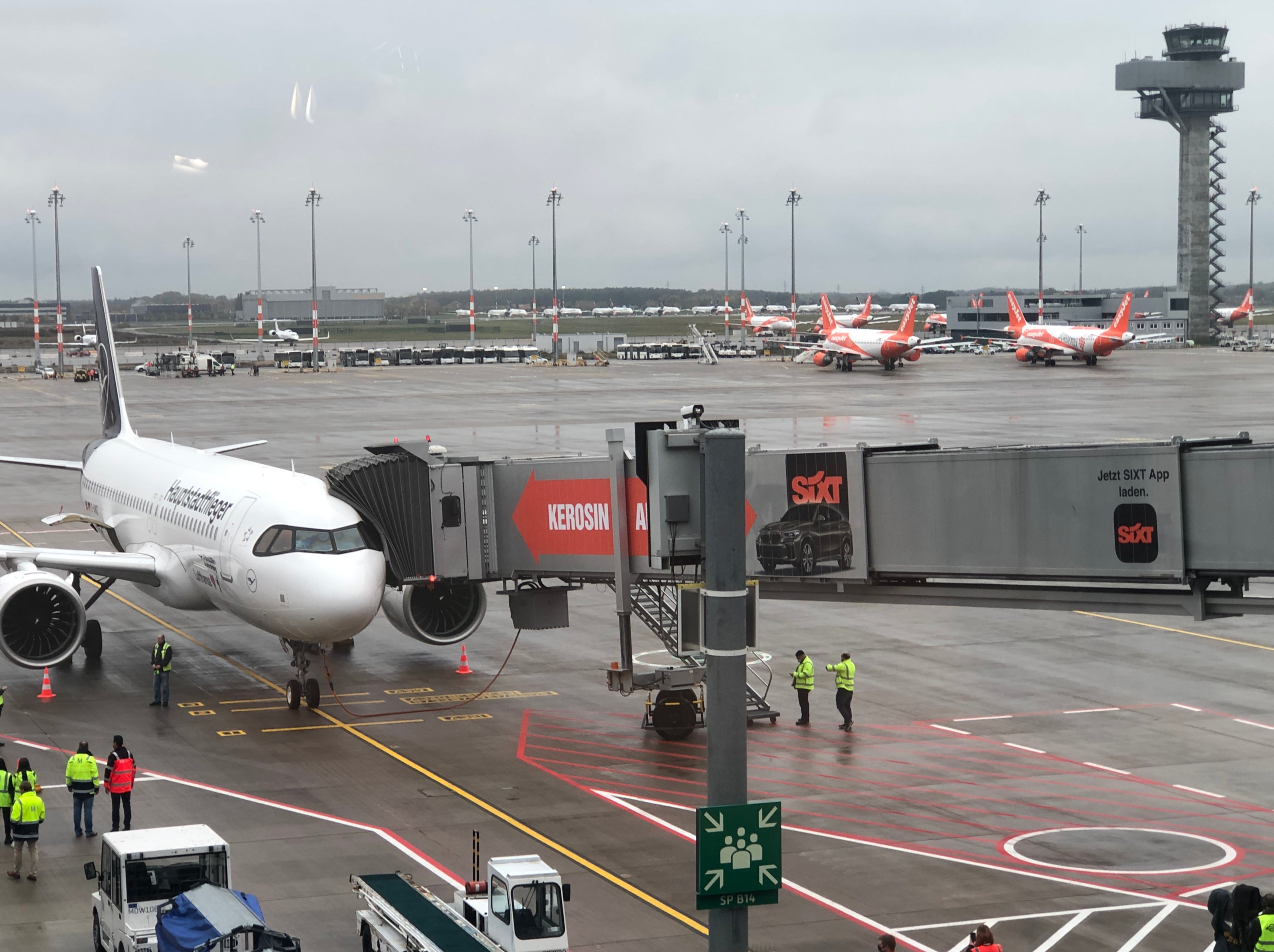 Lonely plane: Berlin is seeing one-tenth of its expected passengers