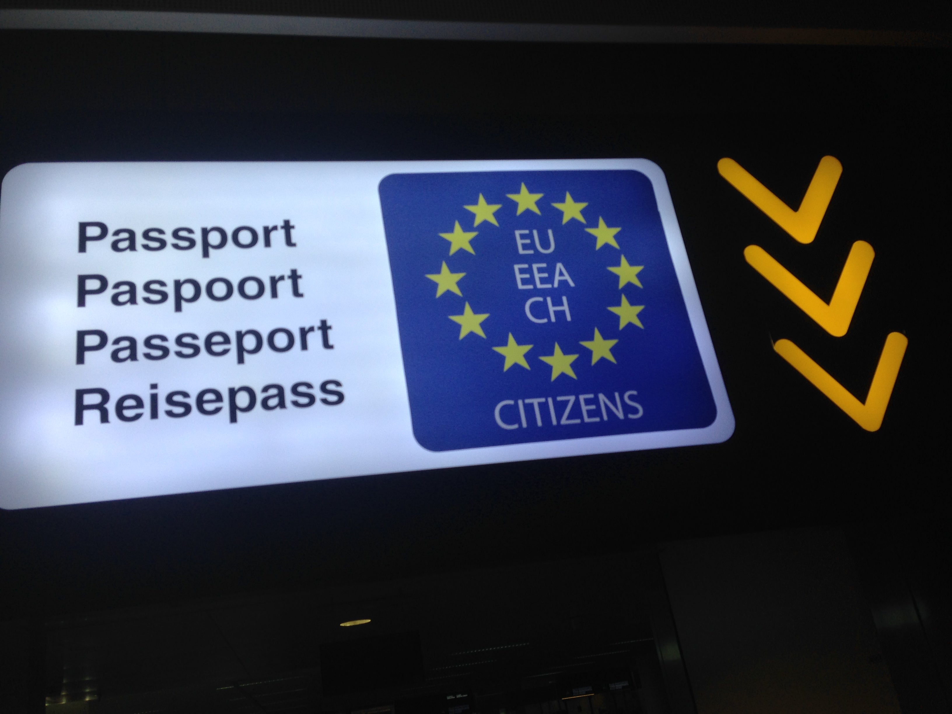 Fast track: EU citizens living in Britain will have access to priority passport queues – as well as free medical treatment