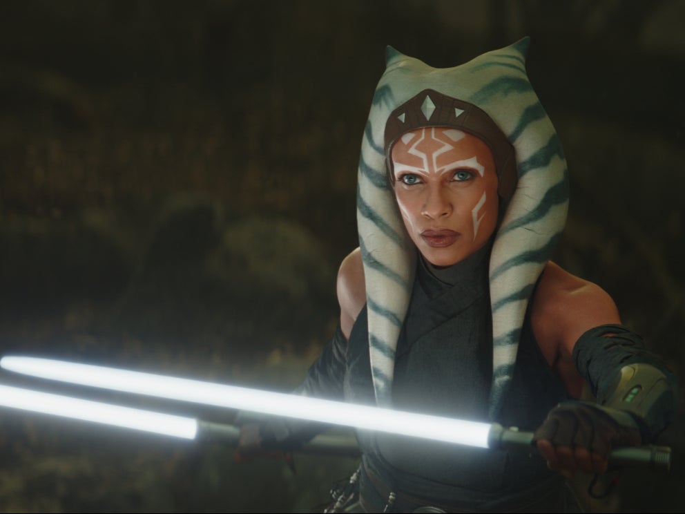 Dawson as Ahsoka Tano in The Mandalorian’s second season