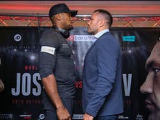 1,000 fans permitted to attend Joshua vs Pulev