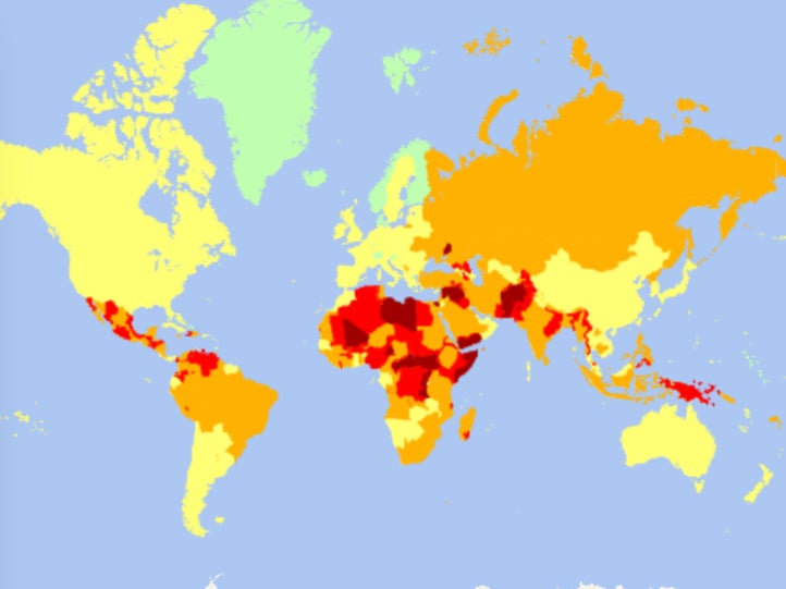 The security risk map for 2021