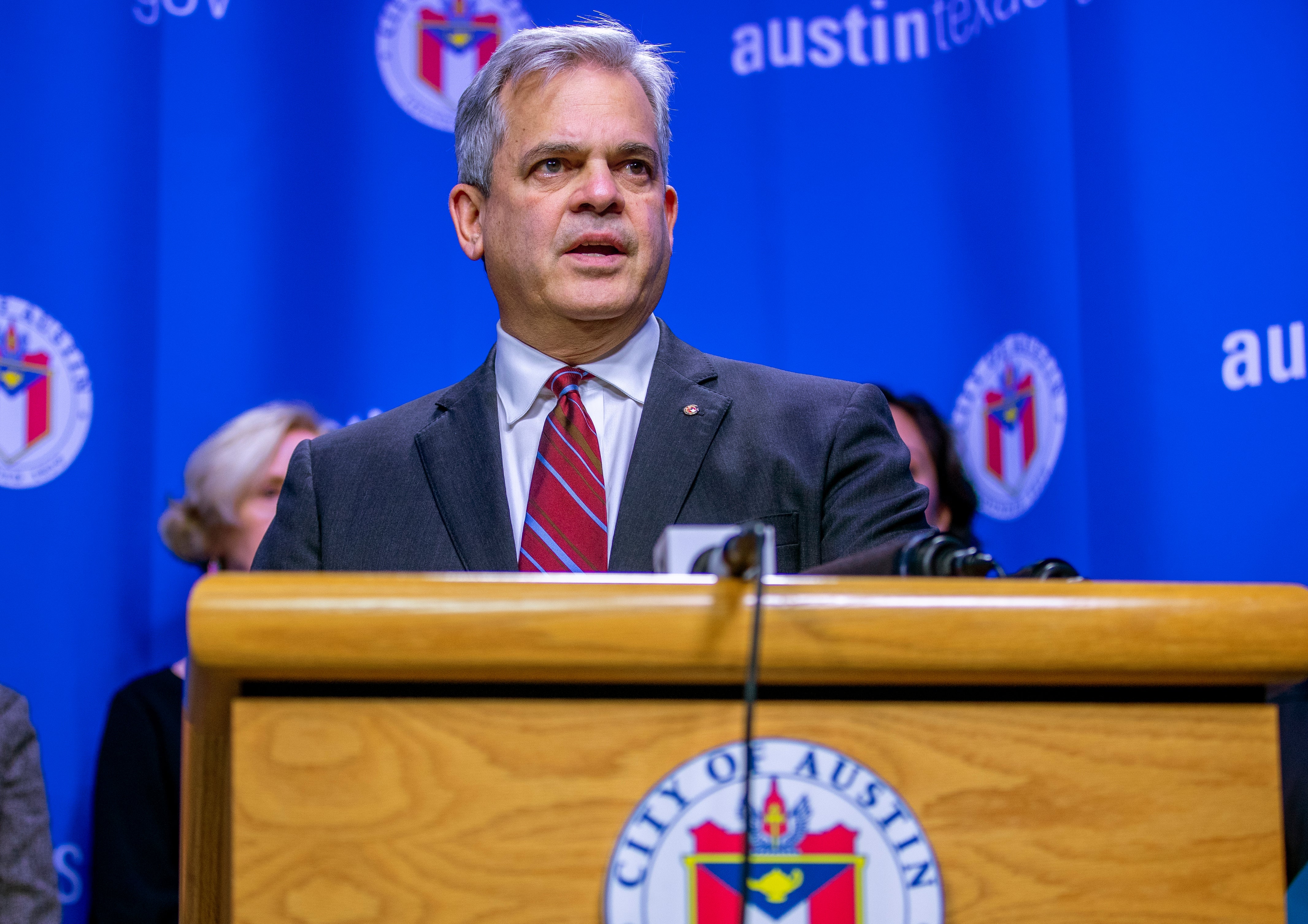 Virus Outbreak Austin Mayor